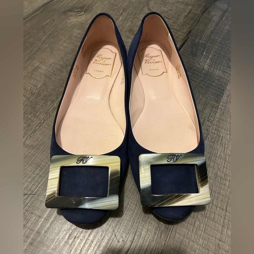 Roger Vivier suede ballet  flats size 36